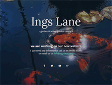 Tablet Screenshot of ingslane.com